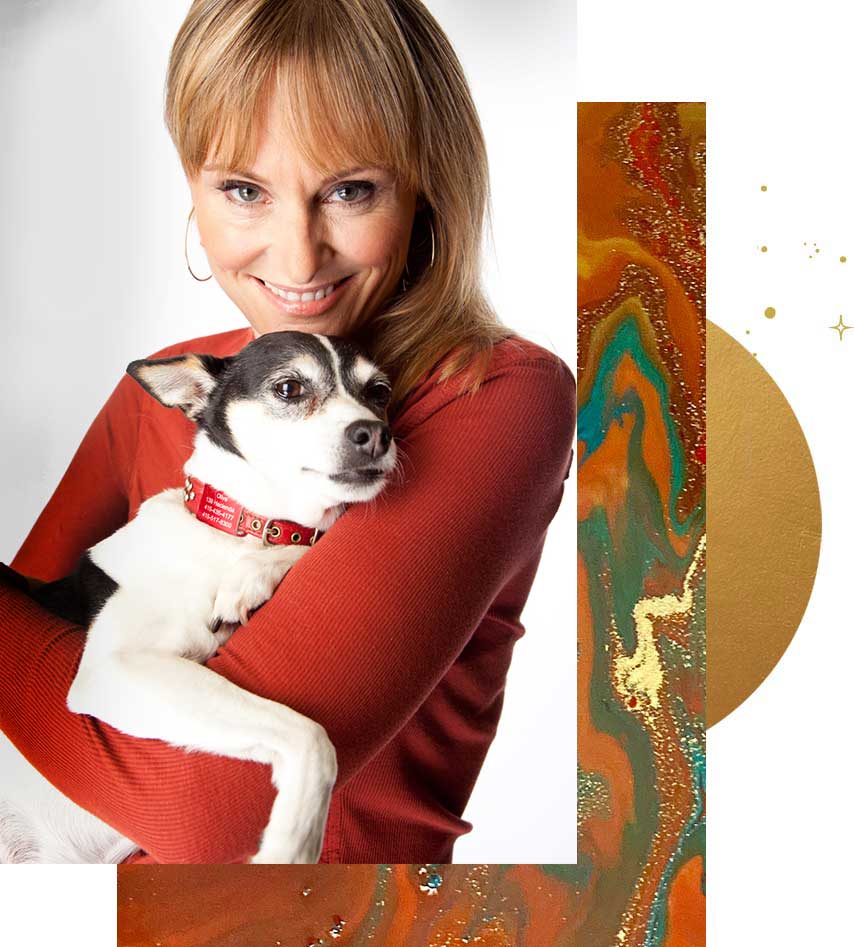 i-know-just-how-challenging-running-your-own-business-can-be_ Kristin Morrison holding dog