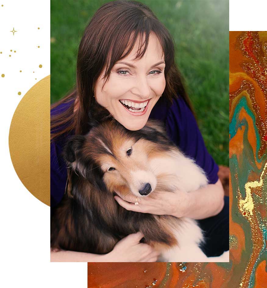 kristin-pet-seo-coach Kristin with dog